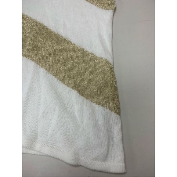 Chicos Metallic Striped Sweater - Picture 4 of 7